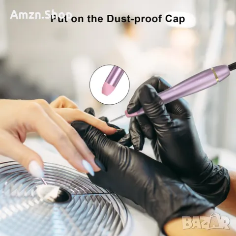 Електрическа шлифовъчна машина за нокти Mosen електрическа пила за нокти комплект за маникюр, снимка 4 - Продукти за маникюр - 47452492