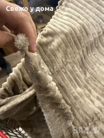 Меко и ватирано микрофибърно одеяло 200x220 см тъмно сиво/светло сиво/тъмно синьо/кремаво/шоколад, снимка 13 - Олекотени завивки и одеяла - 53472755