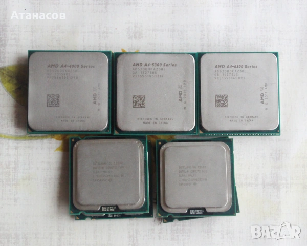 Процесори на Intel Socket 775 и AMD Socket FM2 