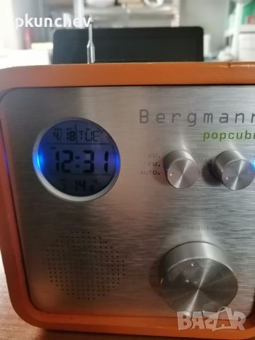 Радиоприемник AM/FM Bergman PopcubePopcube, снимка 5 - Радиокасетофони, транзистори - 40398671