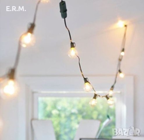 Приказни LED Светлини Bomcosy 15м. 50 крушки String Lights , снимка 3 - Декорация за дома - 43434098