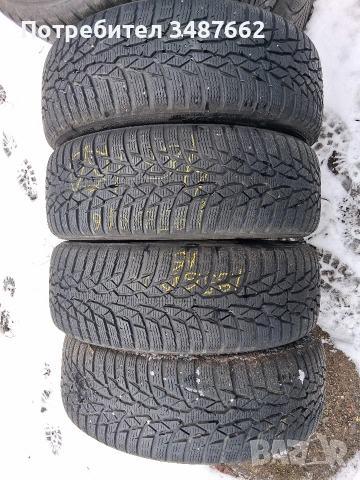 195 60 16 NOKIAN 4броя зимни 