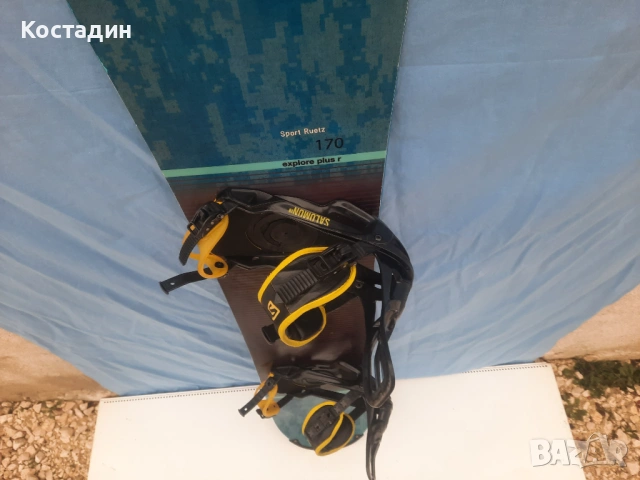 сноуборд  Elan Explore Plus R +автомати 170см., снимка 5 - Зимни спортове - 53358050