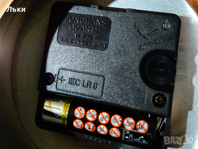 Стенен часовник Genevieve Lethu,чиста червена мед. , снимка 7 - Антикварни и старинни предмети - 52900277