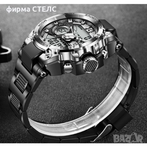 Мъжки часовник Lige Sports Watch, Водоустойчив, снимка 8 - Мъжки - 44096346