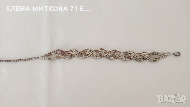 Две красиви гривни от метал и камъчета, снимка 6 - Гривни - 51318344