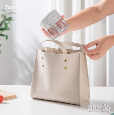 Малък електрически чопър с три остриета - Цвят: Розов, снимка 7 - Чопъри и пасатори - 48422461