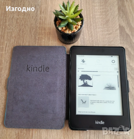 Amazon Kindle електронен четец с подсветка БЕЗПЛАТНА ДОСТАВКА!, снимка 3 - Електронни четци - 52478373