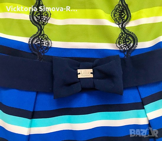 Ефектна рокля с подвижен колан, S/M - ЦЕНАТА Е КРАЙНА, снимка 3 - Рокли - 28424706