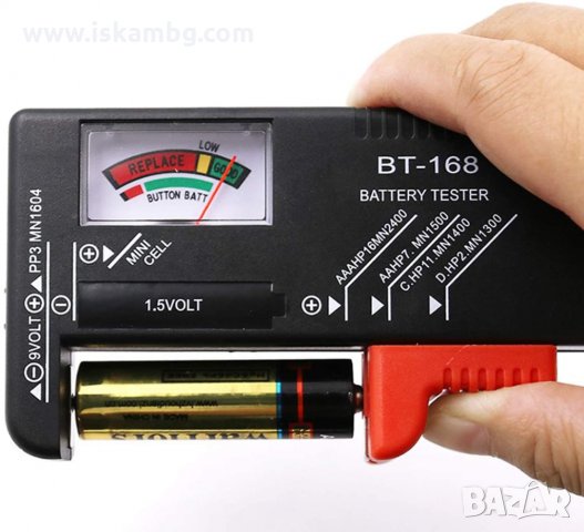 Тестер за батерии - КОД BT-168 - код 3208, снимка 4 - Други инструменти - 33570244