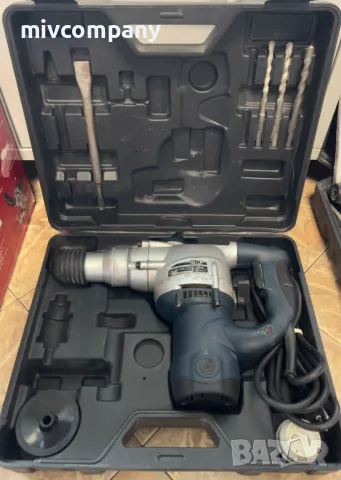 Немски Електрически ПЕРФОРАТОР КЪРТАЧ Професионален в куфар OK EHD 1100 MX