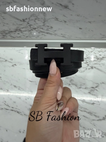 Hermes тънък колан еко кожа