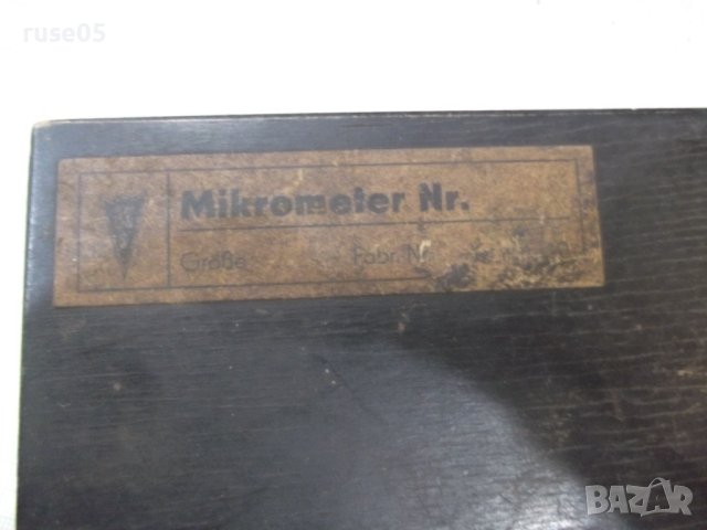 Микрометър "25 - 50 мм" германски DDR работещ, снимка 11 - Други инструменти - 43300657