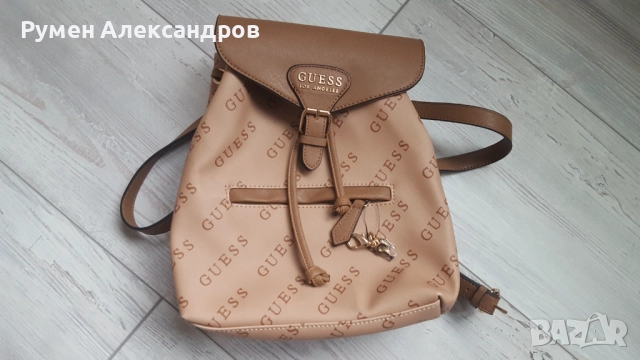 Нова дамска кожена раница GUESS LUELLA G LOGO, снимка 2 - Чанти - 51871802