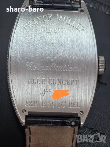 Franck Muller Curvex Blue Concept Diamond Case, снимка 16 - Мъжки - 50373946