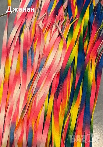 Шарени връзки за обувки/маратонки, снимка 2 - Други - 42909699