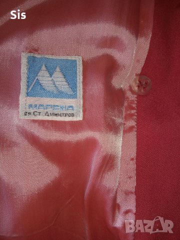 Дамски шлифер - червен, снимка 4 - Шлифери - 40068640