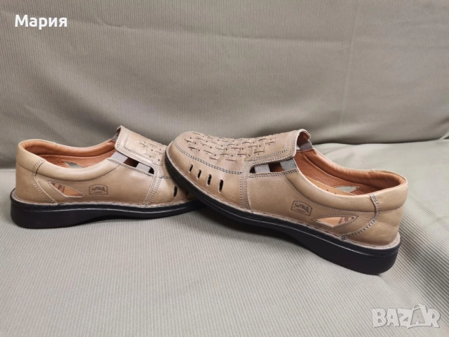 Анатомични кожени мъжки обувки SOFTWALK № 42, снимка 2 - Ежедневни обувки - 53530239