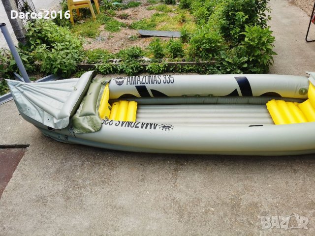 Надуваемо кану Amazonas 335, снимка 2 - Водни спортове - 33140427
