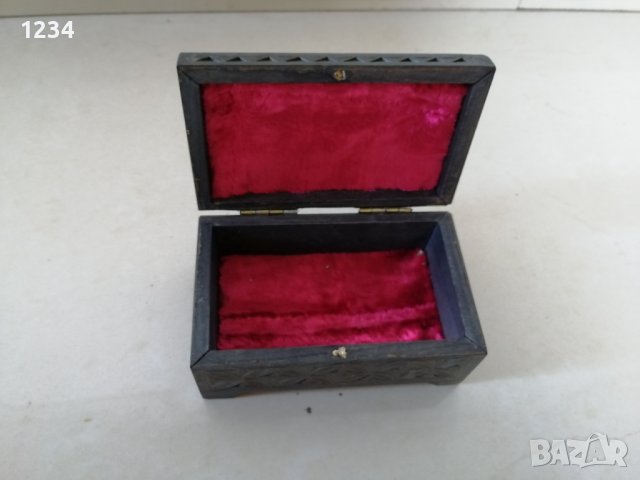Дървена кутия 11 х 7 h 5.5 см. , снимка 2 - Други стоки за дома - 37155431