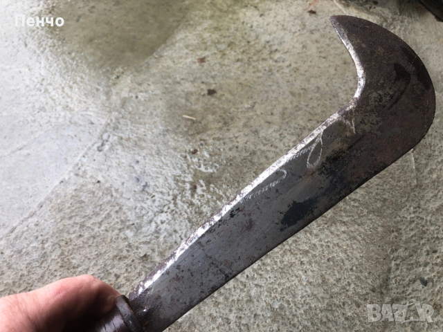 старо военно мачете /острие, нож, сатър, косер/, снимка 13 - Антикварни и старинни предмети - 50379779
