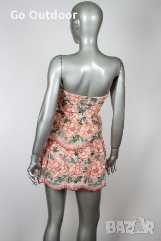 Дизайнерска рокля BCBG MAX AZRIA Guiliana Floral Embroidered Dress размер 0 , снимка 3 - Рокли - 37227718