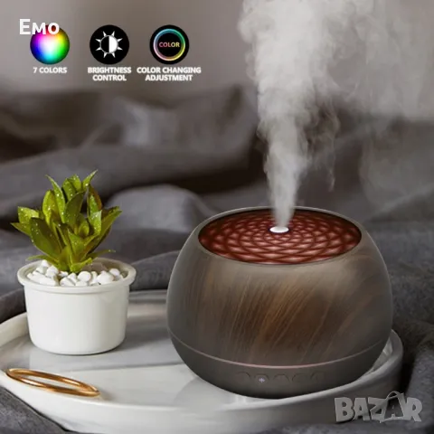 Дифузер, пречиствател на въздух и ароматизатор с LED светлини, снимка 5 - Овлажнители и пречистватели за въздух - 47739645