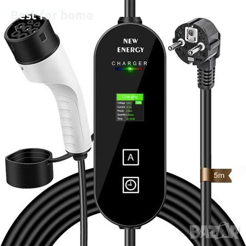 Европейски стандарт 16A 3.5kW интелигентен пистолет за зареждане с двойно действие