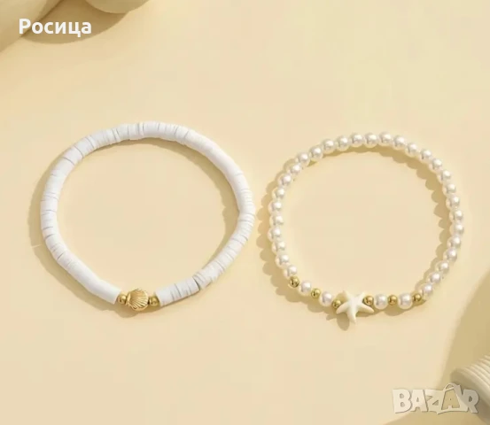 Комплект дамски гривни за крак, снимка 6 - Гривни - 50849720