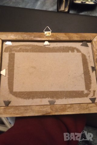 Масивна дървена рамка със стъкло , снимка 3 - Декорация за дома - 43871450