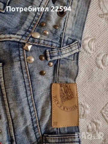 Дамски къси дънки Sugar Cane, снимка 5 - Дънки - 49990910