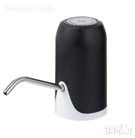 Електрически диспенсър Mercado Trade, Помпа за вода, Сензорен бутон, Черен