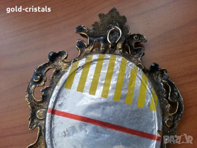 Гоблен в барокова рамка месинг бронз , снимка 4 - Антикварни и старинни предмети - 33559157
