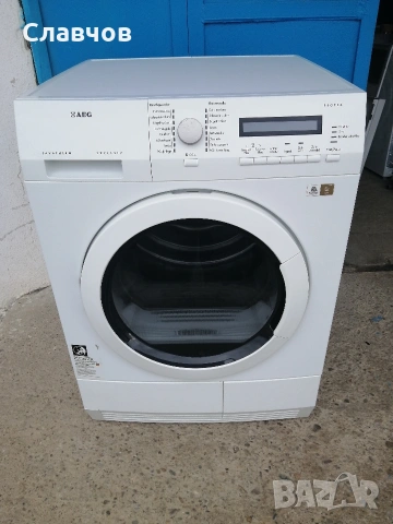 Кондезационна сушилня с термо помпа Аег 8 кг А+++, снимка 2 - Сушилни - 53572710