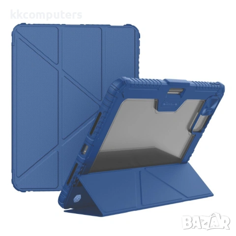 NILLKIN Bumper Leather Case Pro калъф за iPad Pro 11 (2025) / 11 (2024) със слайд капак за камера и , снимка 2 - Калъфи, кейсове - 53188675