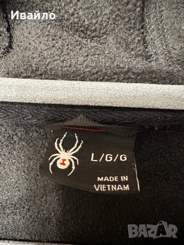 Spyder Men's Ray Half-Zip Pullover Hoodie Black., снимка 3 - Суичъри - 51388008