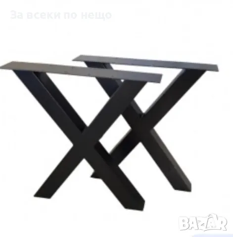 Ръчно изработена метална основа/крака за маси, бюра, бар маси, холни маси, помощни маси, снимка 8 - Маси - 48523762