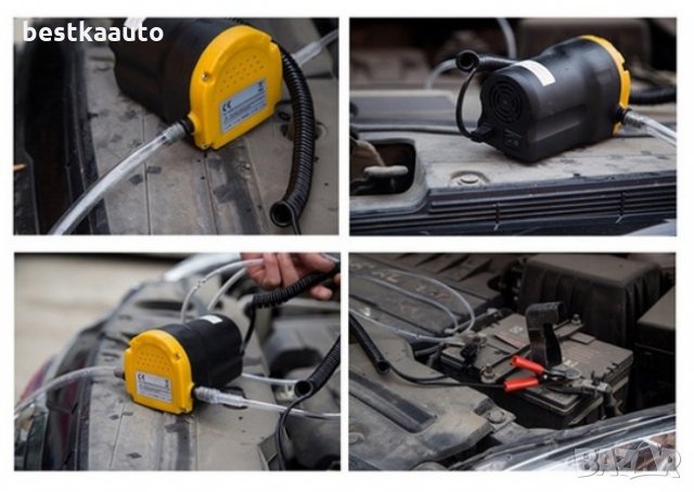 Мобилна електрическа помпа за източване на масло вода гориво 12V, снимка 5 - Аксесоари и консумативи - 28164189