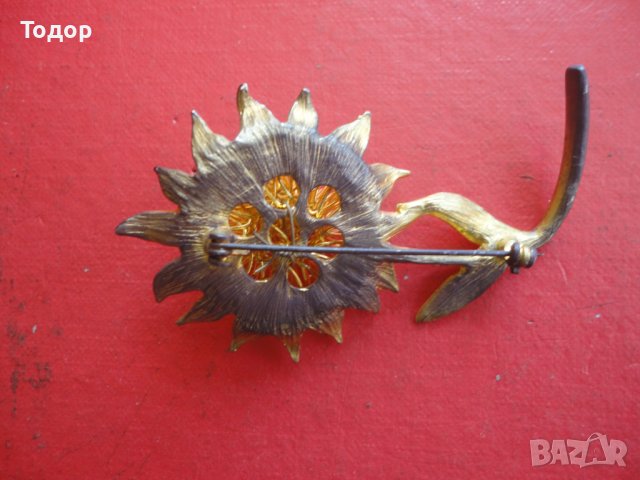 Позлатена брошка 2, снимка 4 - Други - 40082674
