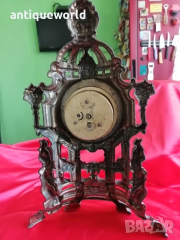 Стар Настолен Бароков Каминен Часовник Mercedes , снимка 8 - Антикварни и старинни предмети - 38563307