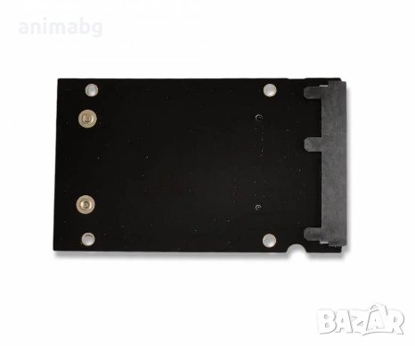 ANIMABG Преобразувател PCIe M.2 mSATA към SATA 2.5 хард диск HDD SSD PC компютър лаптоп Laptop NVR, снимка 4 - Кабели и адаптери - 44059357