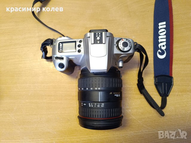 фотоапарат "CANON EOS 300"+обектив "SIGMA 28-200mm", снимка 3 - Фотоапарати - 43942345