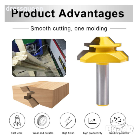 3902 Фрезер за дърво ъглова сглобка за 90 градуса сглобка / градусови сглобки, снимка 9 - Други инструменти - 44908690