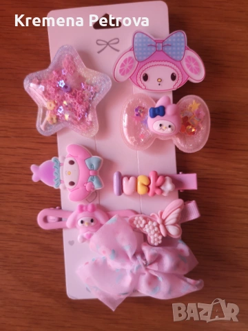 ленти за глава, фибички, к-кт декорация на кичури, гривни с герданчета, снимка 3 - Други - 53518443