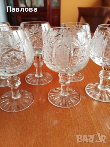 Кристални чаши,, Ропотамо", снимка 5 - Чаши - 53183455