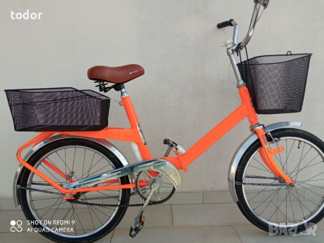 сгъваем немски велосипед 20 цола., снимка 11 - Велосипеди - 52613933