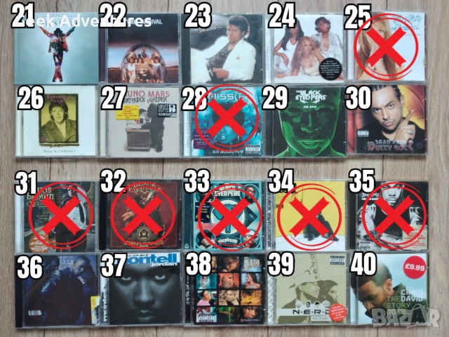 Pop и R&B Music Albums CDs Оригинални Поп РнБ Музикални Дискове, снимка 3 - CD дискове - 48890350