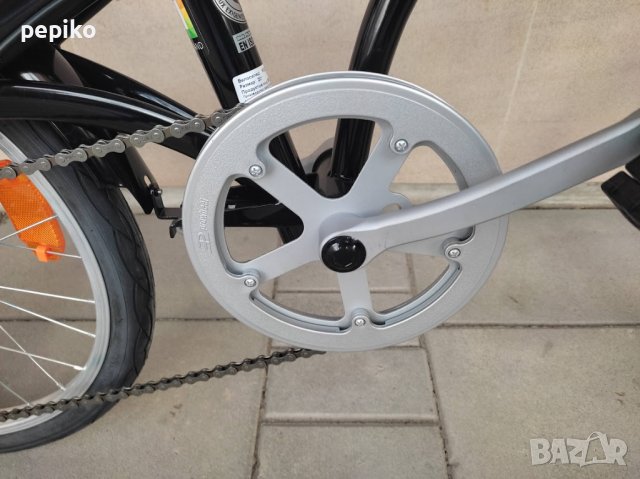 Продавам колела внос от Германия двойно сгъваем велосипед  BLACK PRO BIKE 20 цола, снимка 18 - Велосипеди - 39675186