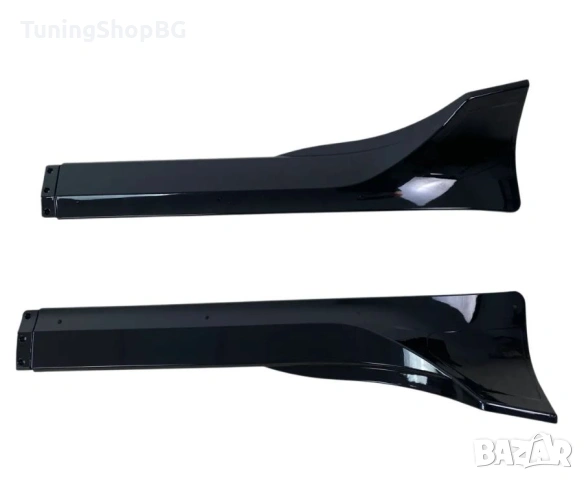 Добавки за прагове за Tesla Model Y черен гланц, снимка 6 - Аксесоари и консумативи - 53151964