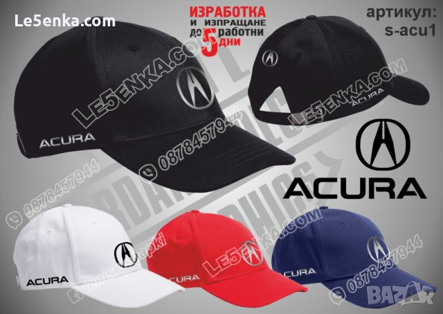 Тениска и шапка ACURA st-acu1, снимка 3 - Тениски - 43602823